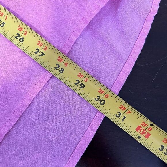 Fat Face Womens Saunton 100% Linen Pink Oversized Tunic Long Sleeve Top Size 12 - Picture 13 of 14